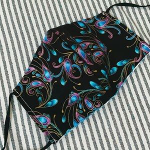 Peacock Face Mask (3 Ply) with Adjustable Straps